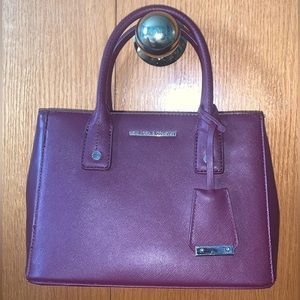 New York & Company BurgundyPurple Mini Tote Bag